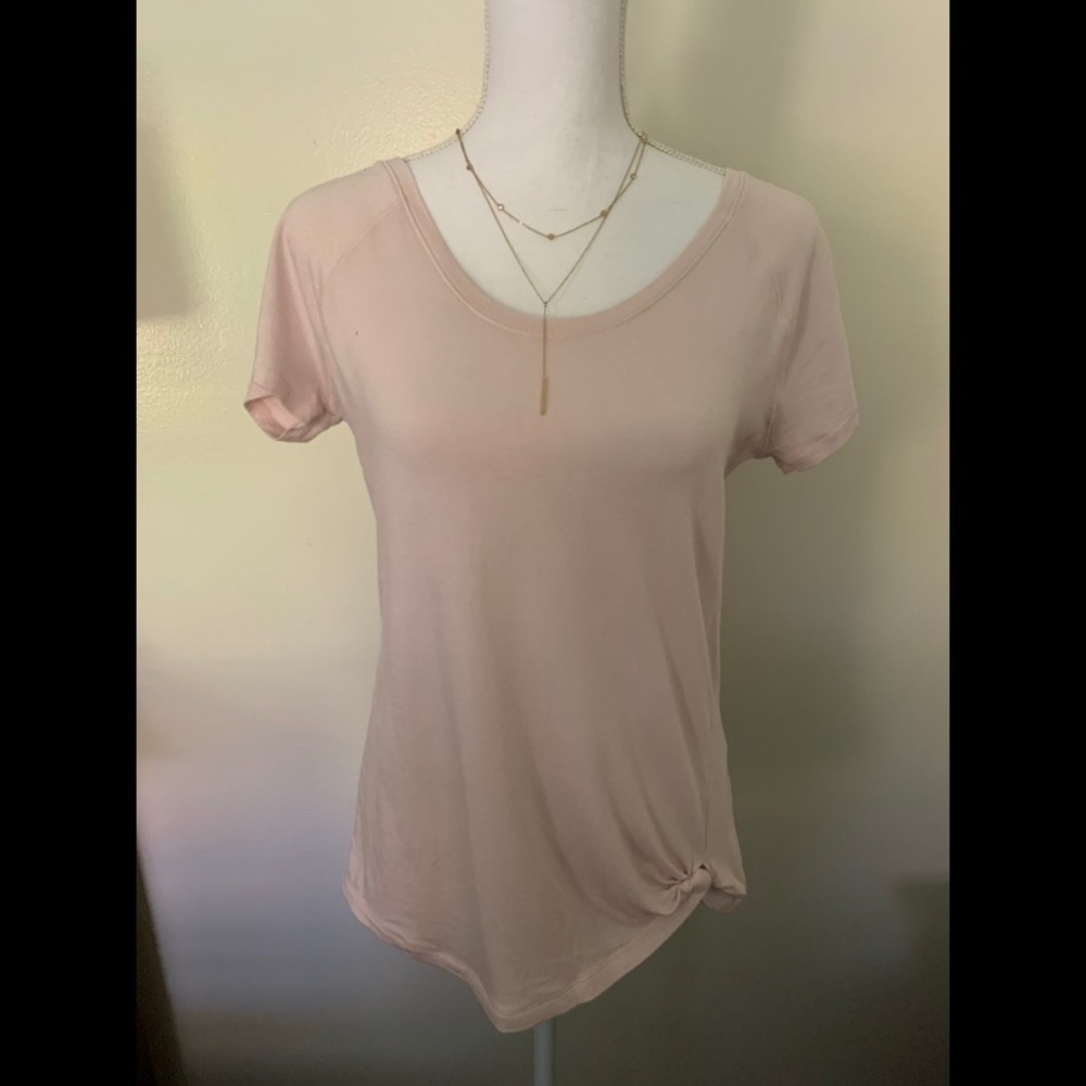 Calia Pink Knot Top | M